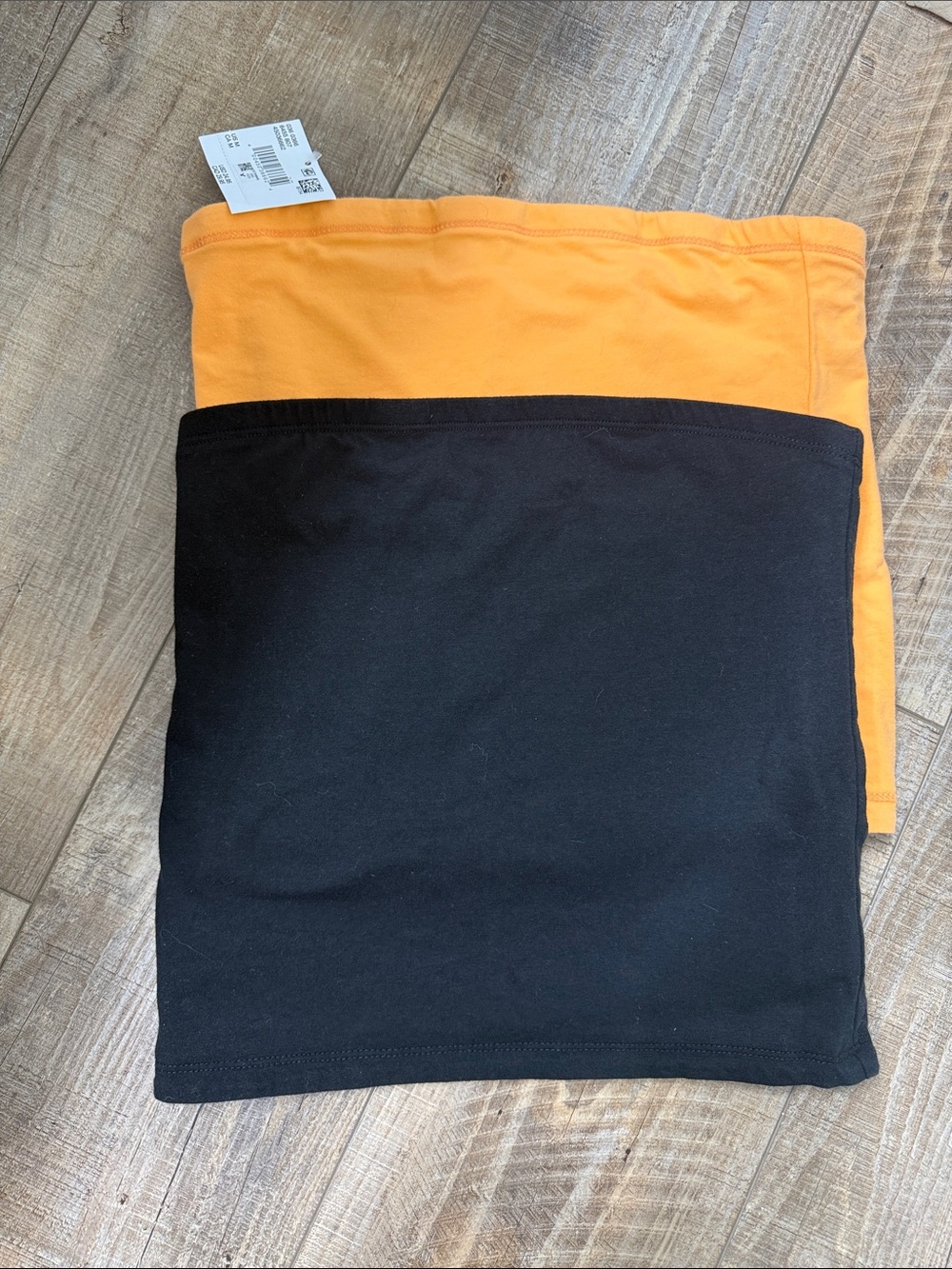 American Eagle BNWTBlack and Orange Tube Tops - Pack of 2